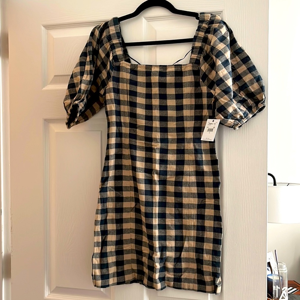 Gingham Flannel Dress